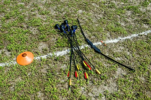 closeup arrows bow archery tag 600nw 2187187055